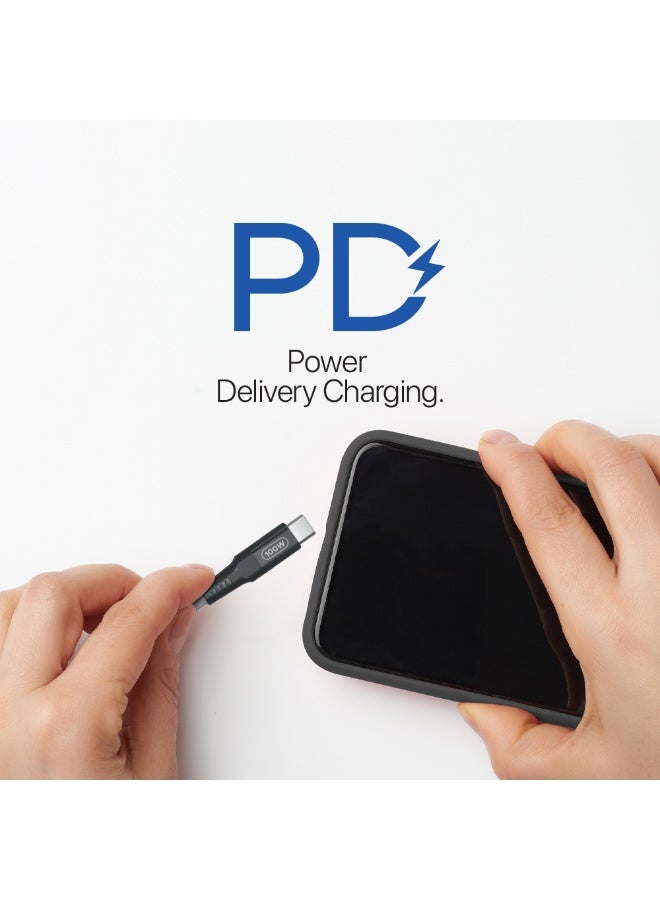 Lycka P Cord C100 – 100W Type-C to Type-C Fast Charging & Data Transmission Cable (1.2 M) - Image 3